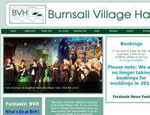 Tablet Screenshot of burnsallvillagehall.org.uk